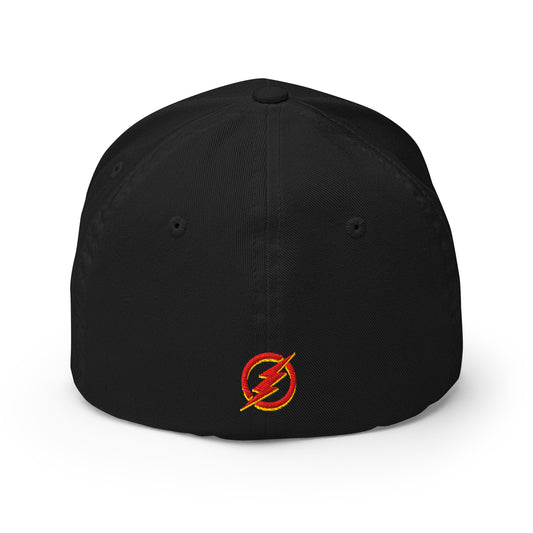 Monogram Logo Flexfit Hat, Black