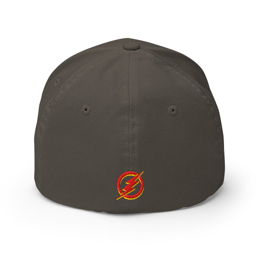 Monogram Logo Flexfit Hat, Charcoal