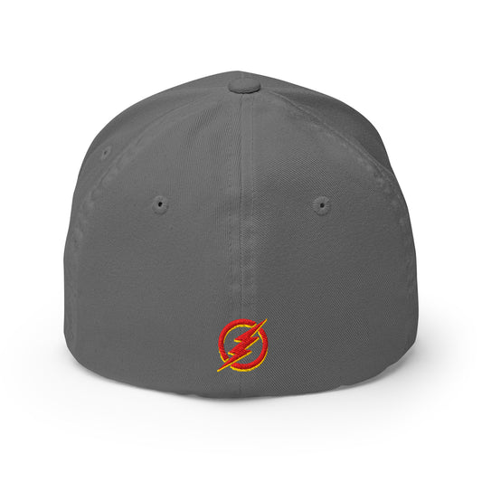 Monogram Logo Flexfit Hat, Gray