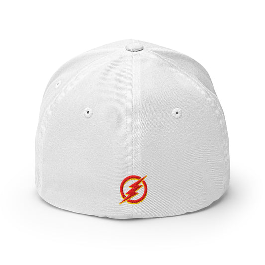 Monogram Logo Flexfit Hat, White