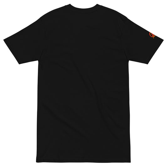 Embroidered Monogram Tee, Black