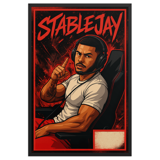 Limited Edition Signed Stablejay Print, 24x36"