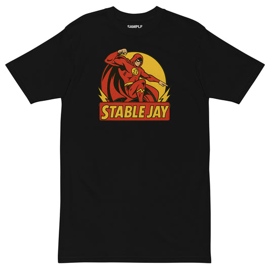 Superhero Tee, Black