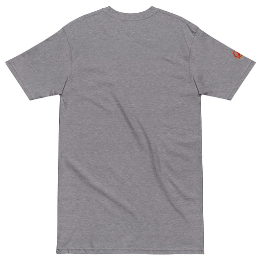 Embroidered Monogram Tee, Gray