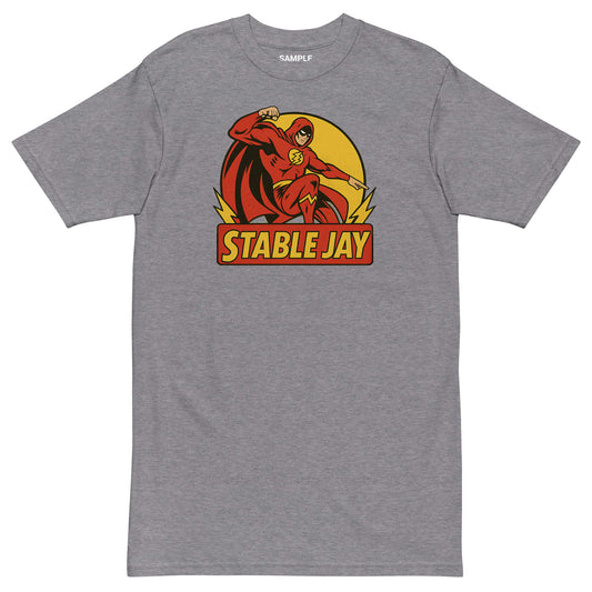 Superhero Tee, Gray