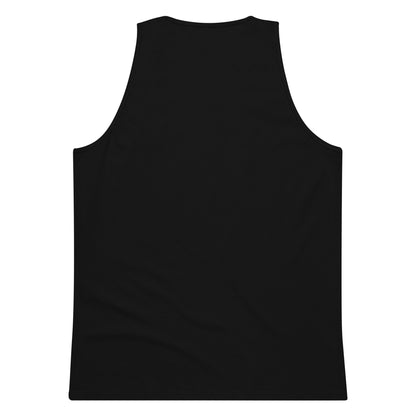 Embroidered Monogram Tank Top, Black
