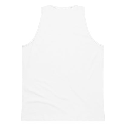 Embroidered Monogram Tank Top, White